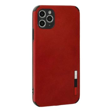 Newface iPhone 11 Pro Max Loop Deri Silikon Kırmızı Cep Telefonu Kılıfı