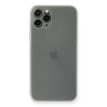 Newface iPhone 11 Pro Max PP Ultra İnce Kapak Beyaz Cep Telefonu Kılıfı