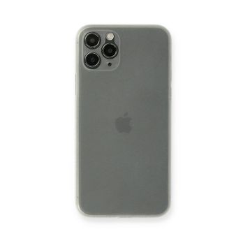 Newface iPhone 11 Pro Max PP Ultra İnce Kapak Beyaz Cep Telefonu Kılıfı