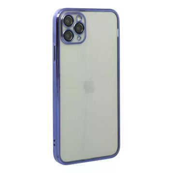 Newface iPhone 11 Pro Max Razer Lensli Silikon - Mor Kılıf
