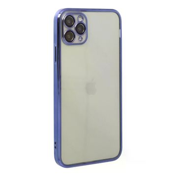 Newface iPhone 11 Pro Max Razer Lensli Silikon - Mor Kılıf