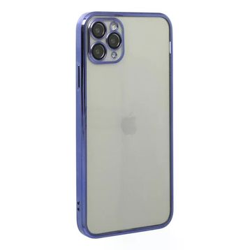 Newface iPhone 11 Pro Max Razer Lensli Silikon - Mor Kılıf