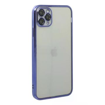 Newface iPhone 11 Pro Max Razer Lensli Silikon - Mor Kılıf