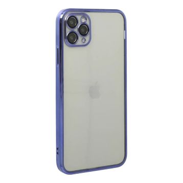 Newface iPhone 11 Pro Max Razer Lensli Silikon - Mor Kılıf
