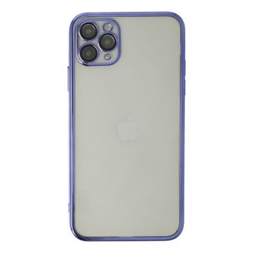 Newface iPhone 11 Pro Max Razer Lensli Silikon - Mor Kılıf