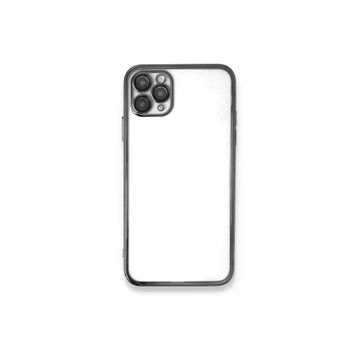 Newface iPhone 11 Pro Razer Lensli Silikon - Gümüş Kılıf