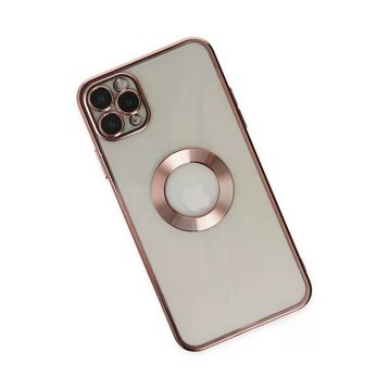 Newface iPhone 11 Pro Slot Silikon Rose Gold Cep Telefonu Kılıfı