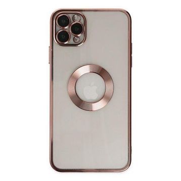 Newface iPhone 11 Pro Slot Silikon Rose Gold Cep Telefonu Kılıfı
