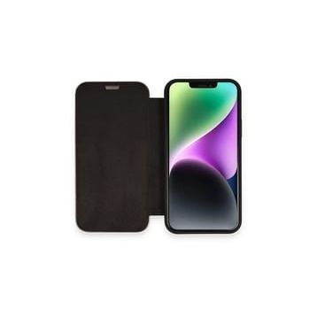 Newface iPhone 12 Dolpin Kapaklı - Siyah Kılıf