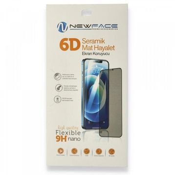 Newface iPhone 12 Pro 6D Mat Seramik Hayalet Nano Ekran Koruyucu