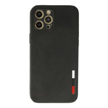 Newface iPhone 12 Pro Max Loop Deri Silikon - Siyah Kılıf