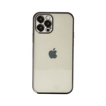 Newface iPhone 12 Pro Max Razer Lensli Silikon - Siyah Kılıf
