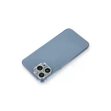 Newface iPhone 12 Pro Max Shine Gümüş Kamera Lens