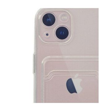 Newface iPhone 13 Kart Şeffaf Silikon - Şeffaf Kılıf