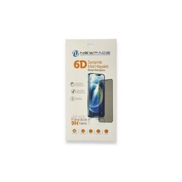 Newface iPhone 13 Mini 6D Mat Seramik Hayalet Nano Ekran Koruyucu