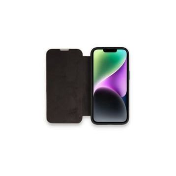 Newface iPhone 13 Pro Dolpin Kapaklı - Siyah Kılıf