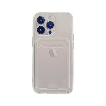 Newface iPhone 13 Pro Kart Şeffaf Silikon - Şeffaf Kılıf