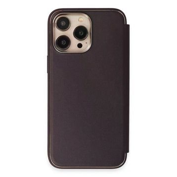 Newface iPhone 13 Pro Max Dolpin Kapaklı Derin Mor Kılıf