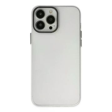 Newface iPhone 13 Pro Max Modos Metal Kapak Şeffaf Kılıf