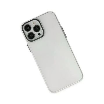 Newface iPhone 13 Pro Max Modos Metal Kapak Şeffaf Kılıf