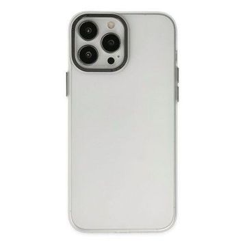 Newface iPhone 13 Pro Max Modos Metal Kapak Şeffaf Kılıf