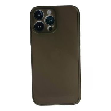 Newface iPhone 13 Pro Max PP Ultra İnce Kapak Gri Cep Telefonu Kılıfı