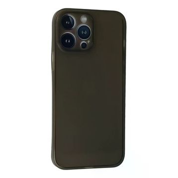 Newface iPhone 13 Pro Max PP Ultra İnce Kapak Gri Cep Telefonu Kılıfı