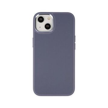 Newface iPhone 14 Asya Deri Silikon Mor Kılıf