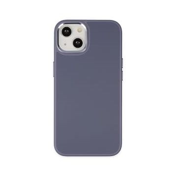 Newface iPhone 14 Asya Deri Silikon Mor Kılıf