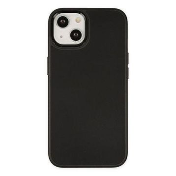 Newface iPhone 14 Asya Deri Silikon Siyah Kılıf