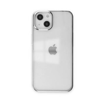 Newface iPhone 14 Plus Element Silikon Gümüş Kılıf