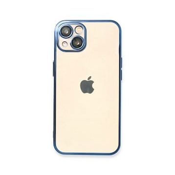 Newface iPhone 14 Plus Razer Lensli Silikon Açık Mavi Kılıf