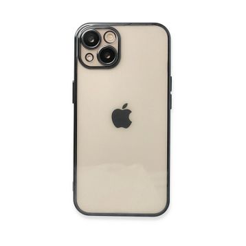 Newface iPhone 14 Plus Razer Lensli Silikon Siyah Kılıf