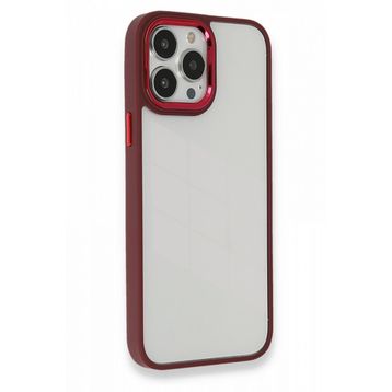 Newface iPhone 14 Pro Dora Kapak Kırmızı Kılıf