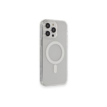 Newface iPhone 14 Pro Max Matte Şeffaf Magneticsafe Şeffaf Cep Telefonu Kılıfı