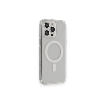 Newface iPhone 14 Pro Max Matte Şeffaf Magneticsafe Şeffaf Cep Telefonu Kılıfı