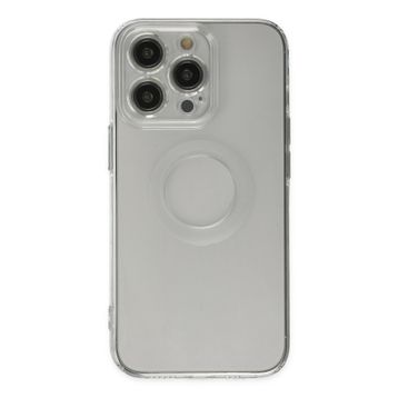 Newface iPhone 14 Pro Santa Lens Silikon Şeffaf Kılıf