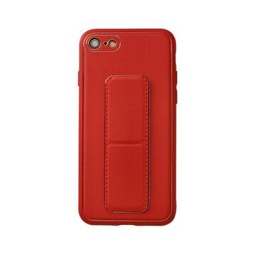 Newface iPhone 7 Coco Deri Standlı Kapak Kırmızı Kılıf