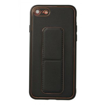 Newface iPhone 7 Coco Deri Standlı Kapak Siyah Kılıf