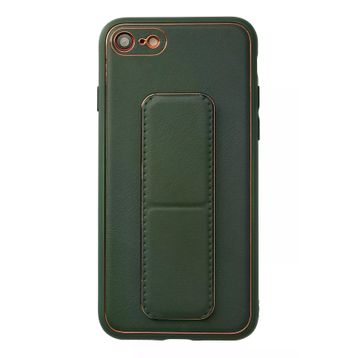 Newface iPhone 7 Coco Deri Standlı Kapak Yeşil Kılıf