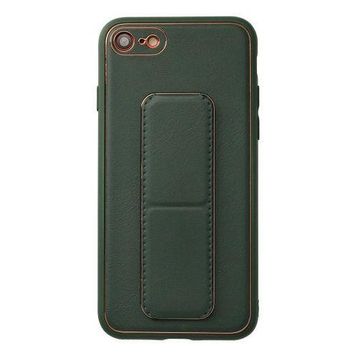 Newface iPhone 7 Coco Deri Standlı Kapak Yeşil Kılıf