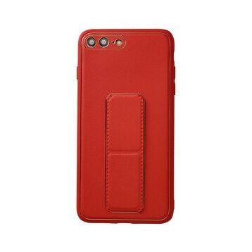 Newface iPhone 7 Plus Coco Deri Standlı Kapak Kırmızı Kılıf