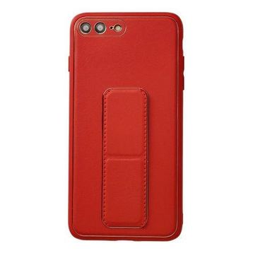 Newface iPhone 7 Plus Coco Deri Standlı Kapak Kırmızı Kılıf