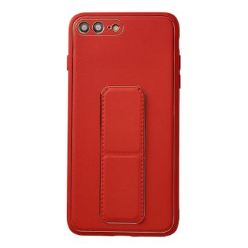 Newface iPhone 7 Plus Coco Deri Standlı Kapak Kırmızı Kılıf