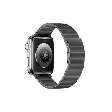 Newface KR404 Apple Watch 38 mm Siyah Huks Kordon
