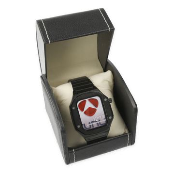 Newface KR409 Apple Watch 44 mm Siyah Metal Kordon