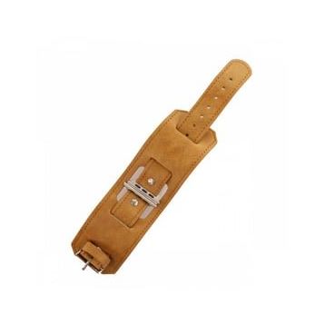 Newface NL17 Apple Watch 42 mm Taba Deri Kordon
