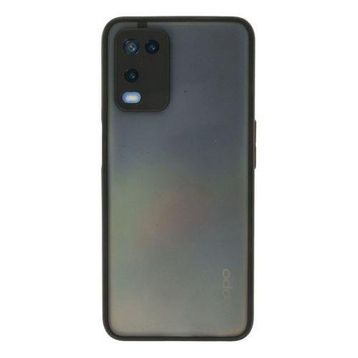 Newface Oppo A54 4G Montreal Silikon Kapak Siyah Cep Telefonu Kılıfı
