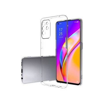 Newface Oppo Reno 5 Lite Lüx Şeffaf Silikon Cep Telefonu Kılıfı