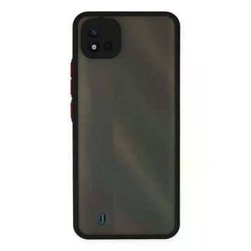 Newface Realme C11 2021 Montreal Silikon Kapak - Siyah Kılıf